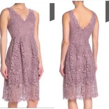 ASTR The Label Lace Midi Dress In Lilac Purple Size Small