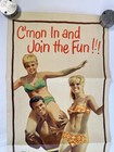Vtg Surf Party Movie Poster 1964 Bobby Vinton Beach Party Film Original Style — photo 3