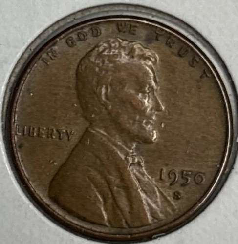 1950-S AU Lincoln Wheat Cent, Item 14