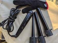 Herstyler 3 Part Curler 3P Wand Curling Iron Set Hair Curler 9-18MM 18-25MM 25MM