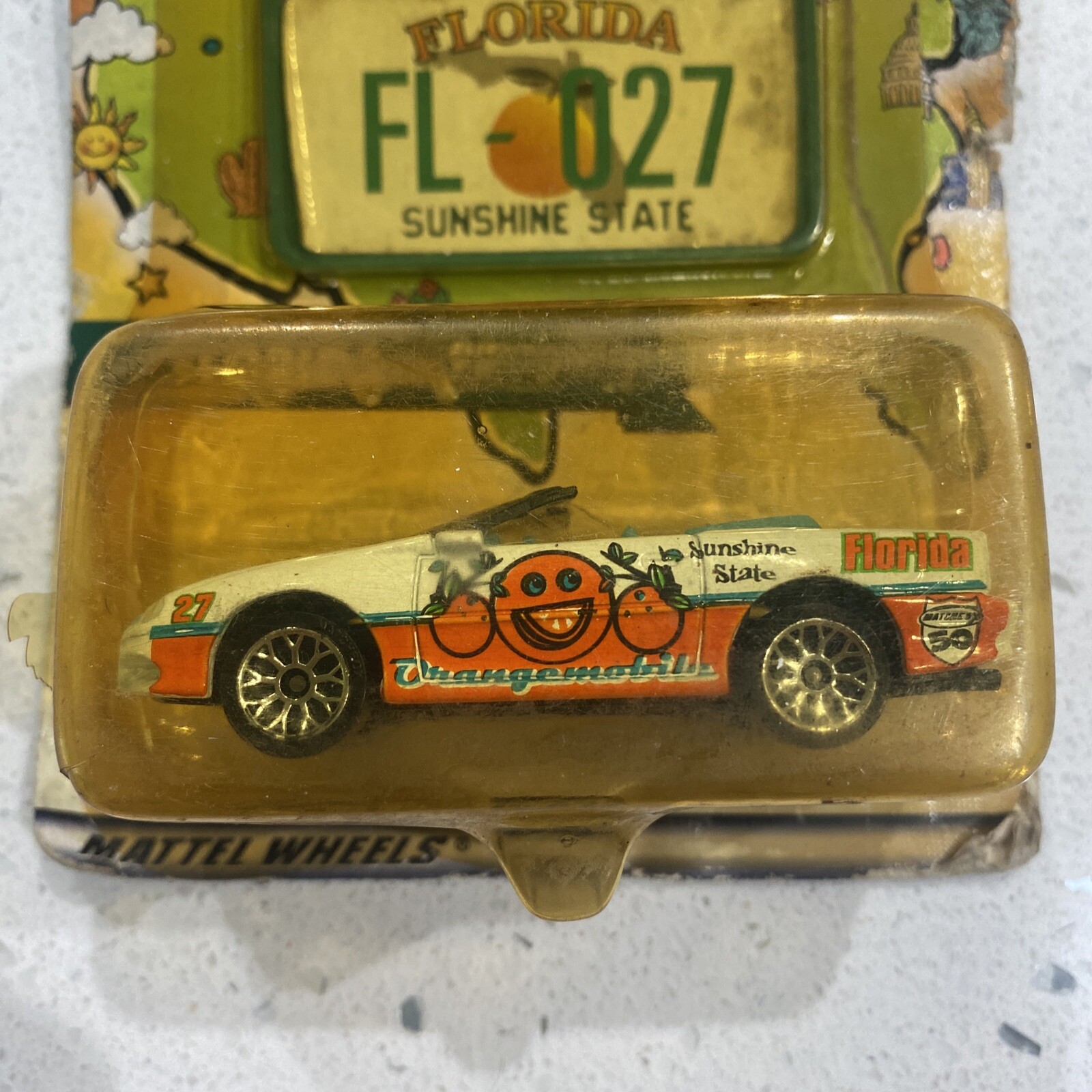 Matchbox Across America 50th Birthday Series FLORIDA with LICENSE PLATE