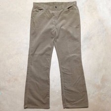 Vintage 70s Levi's Big E Corduroy Pants Fits 38x32 Flare Bell Bottom Bootcut