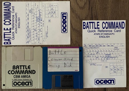 BATTLE COMMAND Game by OCEAN for Amiga/Commodore Game, EXCELLENT Received - Picture 5 of 12