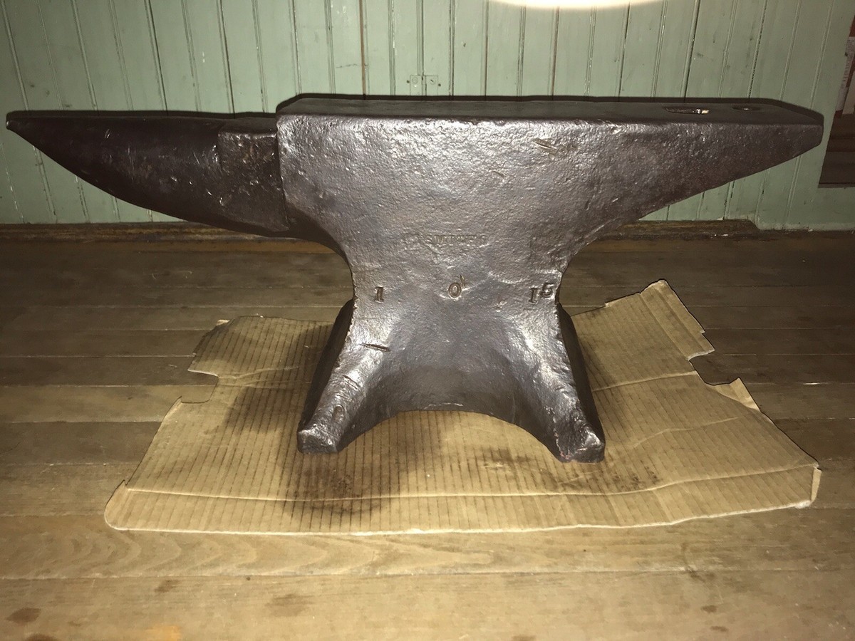 1851-1860 SMITH'S SOLID WROUGHT Anvil Blacksmith 127# Free