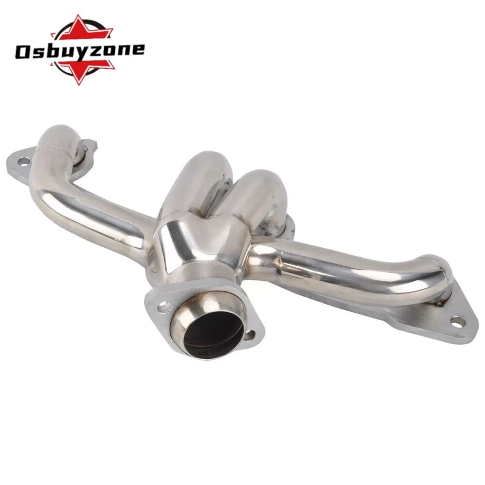 Nuevo cabezal de escape de acero inoxidable con junta para Jeep Wrangler 1991-2002 2,5 L L4 Foto 3 de 4