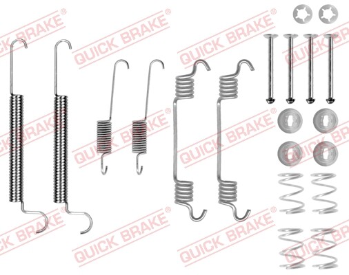 Quick Brake 105-0766 ZubehöRsatz, Bremsbacken FüR Chevrolet, Opel, Vauxhall-image