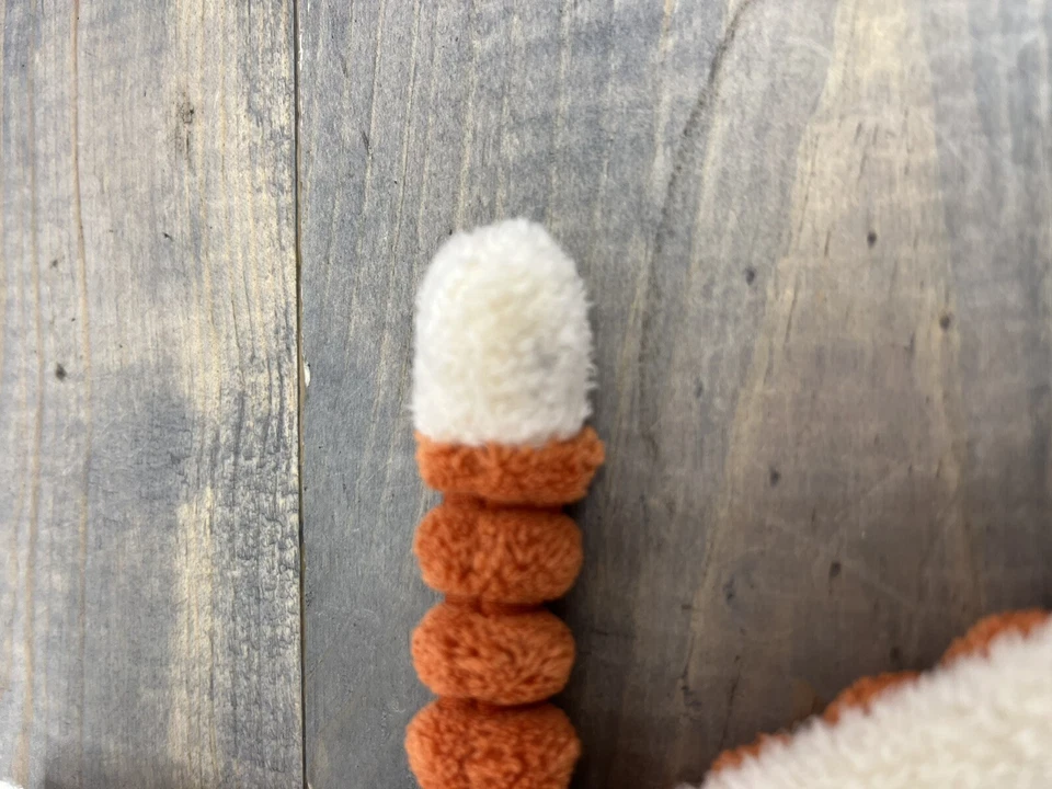 Manta de seguridad de felpa Little Jellycat Fox Cody Lovey naranja óxido plana Foto 2 de 3