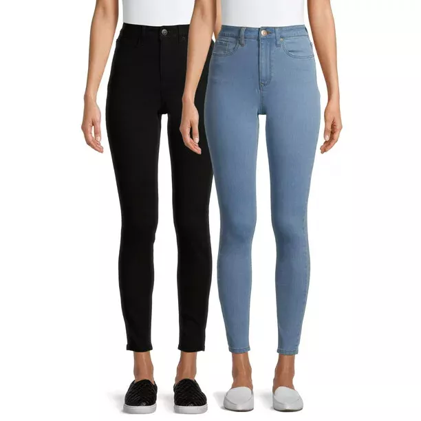 No Boundaries Juniors High Rise Skinny Jeans 2 Pack Size 3