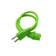 2Ft Power Cord GRN for DELL MONITOR E2014H U2412M P2412H P1913S 1704FPT 3008WFP