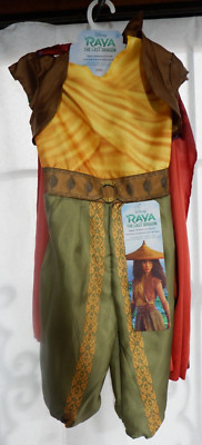 Disney's Raya Last Dragon Adventure Outfit Costume w/Cape 4-6-Halloween