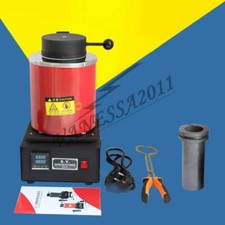 3KG Automatic Electric Metal Melting Furnace Forge Gold Copper Aluminum
