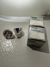 EXW "2-pack" projector lamp projection light bulb 82v 300w, NOS Ushio brand