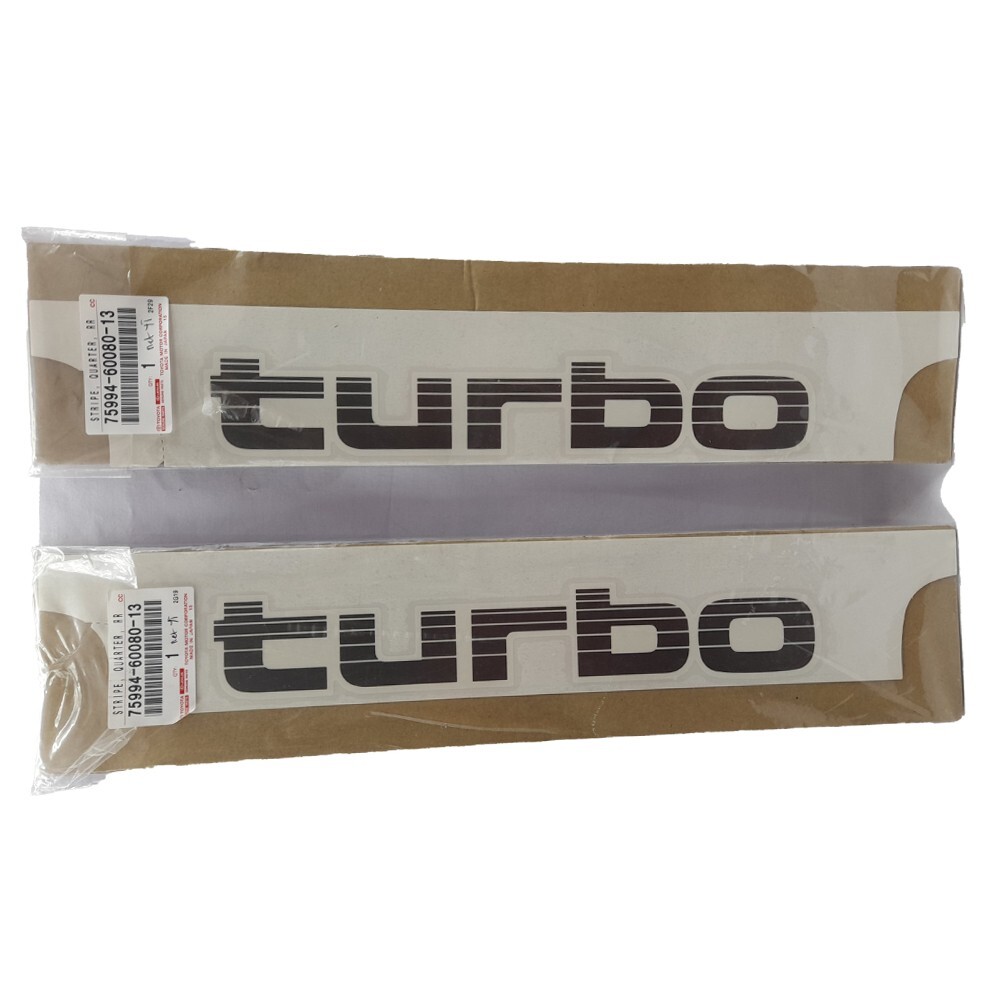 For Toyota Land Cruiser HDJ80 HDJ81 Turbo Decal Sticker Set OEM