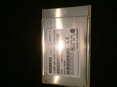 Siemens Simatic 6ES7 952-1AK00-0AA0 memory card RAM 1 MB/16-bit long design