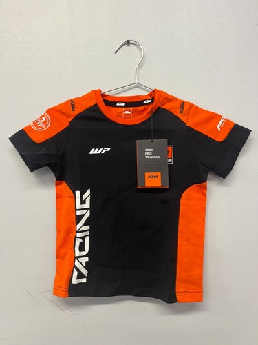 NEW KTM Kids Replica Team T-Shirt SIZE:8-10Y Black/Orange
