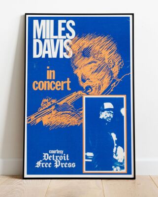 Miles Davis Tour Poster - Live Up To 36''