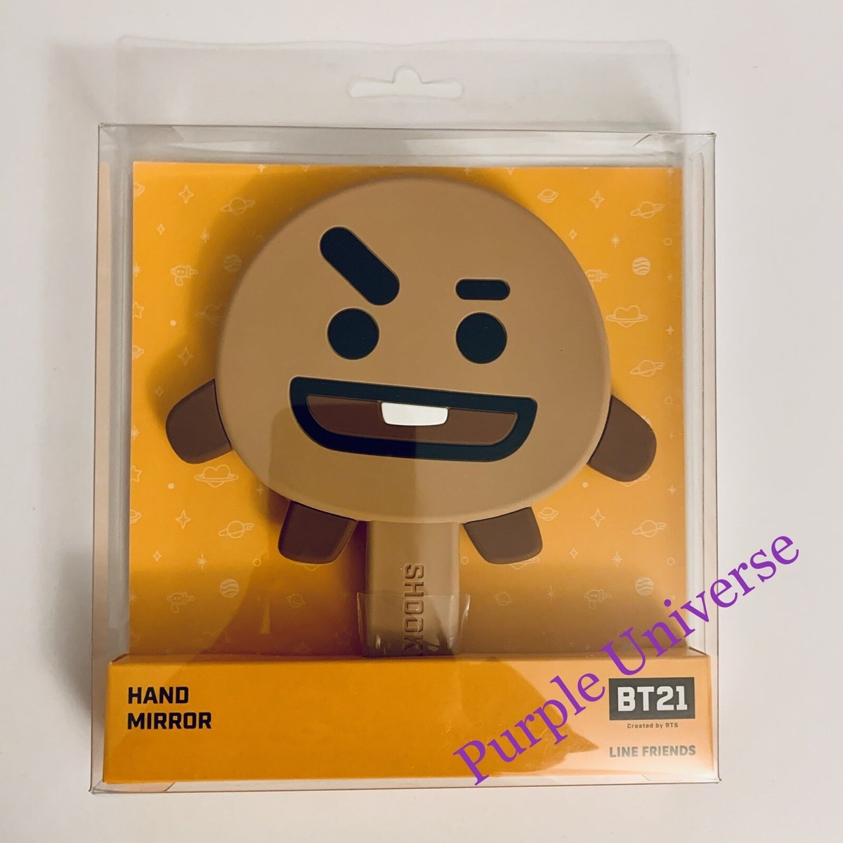 BTS  ユンギ　コンパクトミラー BT21 POUCH MIRROR DOT【送料無料】 公式グッズ ミラー 鏡