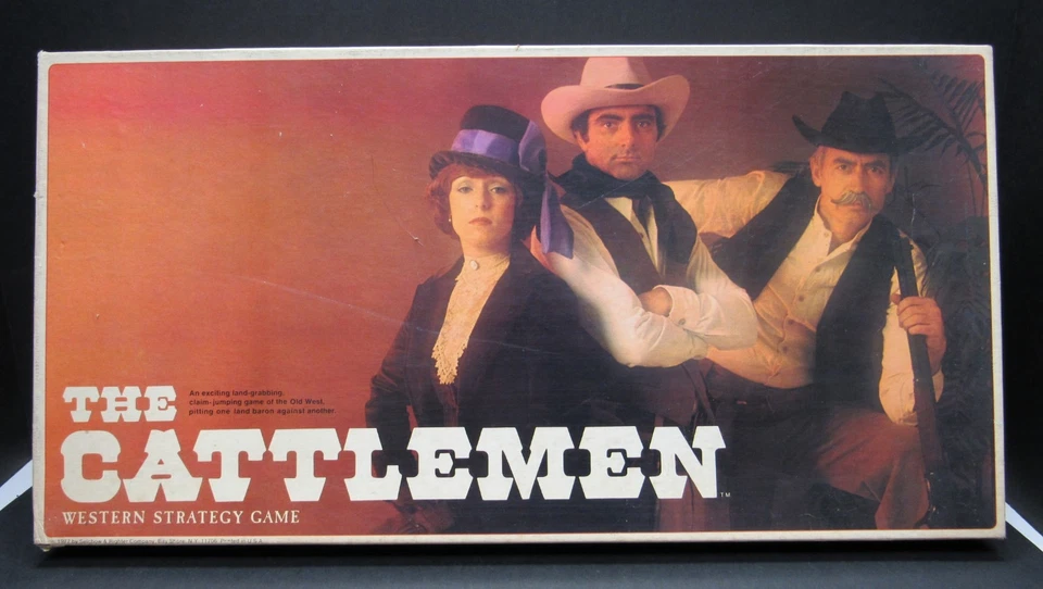 The Cattlemen Western Strategy Board Game Selchow & Righter 1977 USA - Image 2 of 4