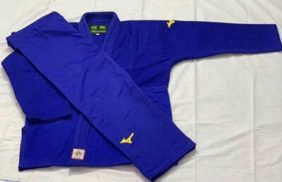 Mizuno Judo Gi Blue Kimono Uniform 750gsm With 100% Cotton Size 165cm