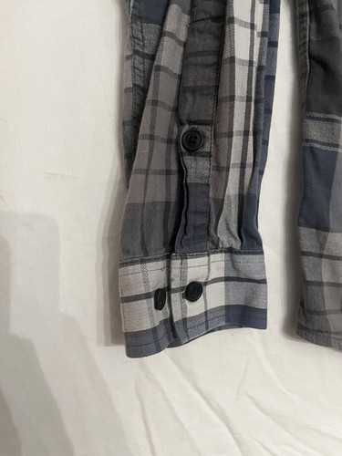 Camisa a cuadros Columbia Sportswear manga larga para hombre azul gris XXL 0208 - Imagen 6 de 8