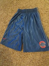 Chicago Cubs Youth Small Athletic Shorts Nike Genuine Merchandise