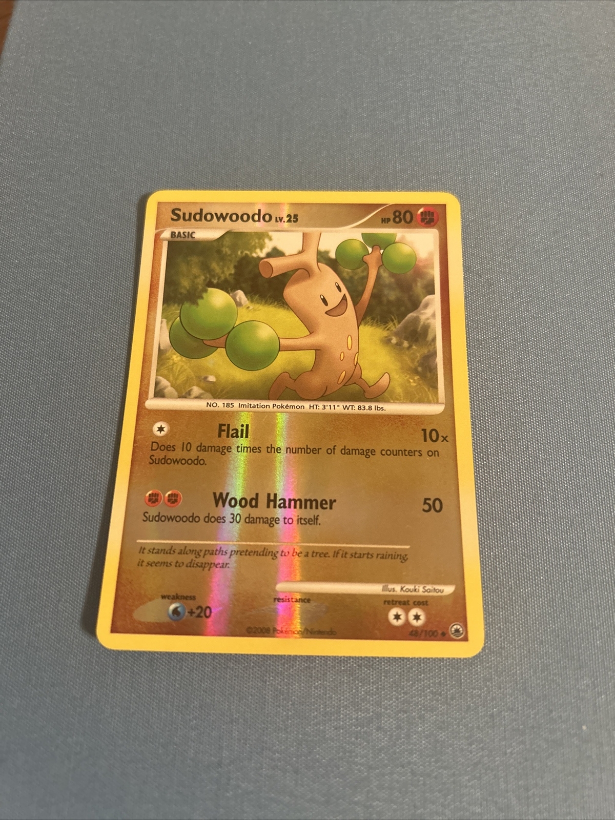 Pokémon Card - Sudowoodo Reverse Holo - 48/100 - LP - Majestic Dawn
