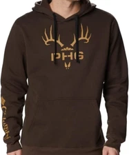 Columbia PHG Heritage Hoodie Antler Hunting Men Brown Sweatshirt XXL 2XL NWT NEW