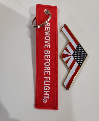 *NEW*B-21 Raider Stealth Bomber American Flag 3.5'' Challenge Coin Northrop USAF 