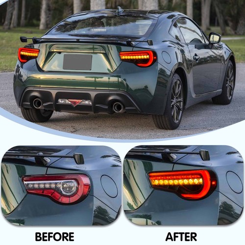 VLAND LED Tail Lights For 2013-2020 Toyota 86 Subaru BRZ Scion FR-S W/Sequential - Foto 4 di 9
