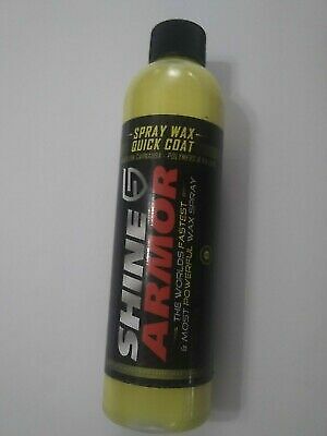 shine armor spray wax