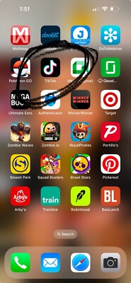 iPhone 14 Pro Max 512 Gig Black With Tik Tok Installed And Running.
