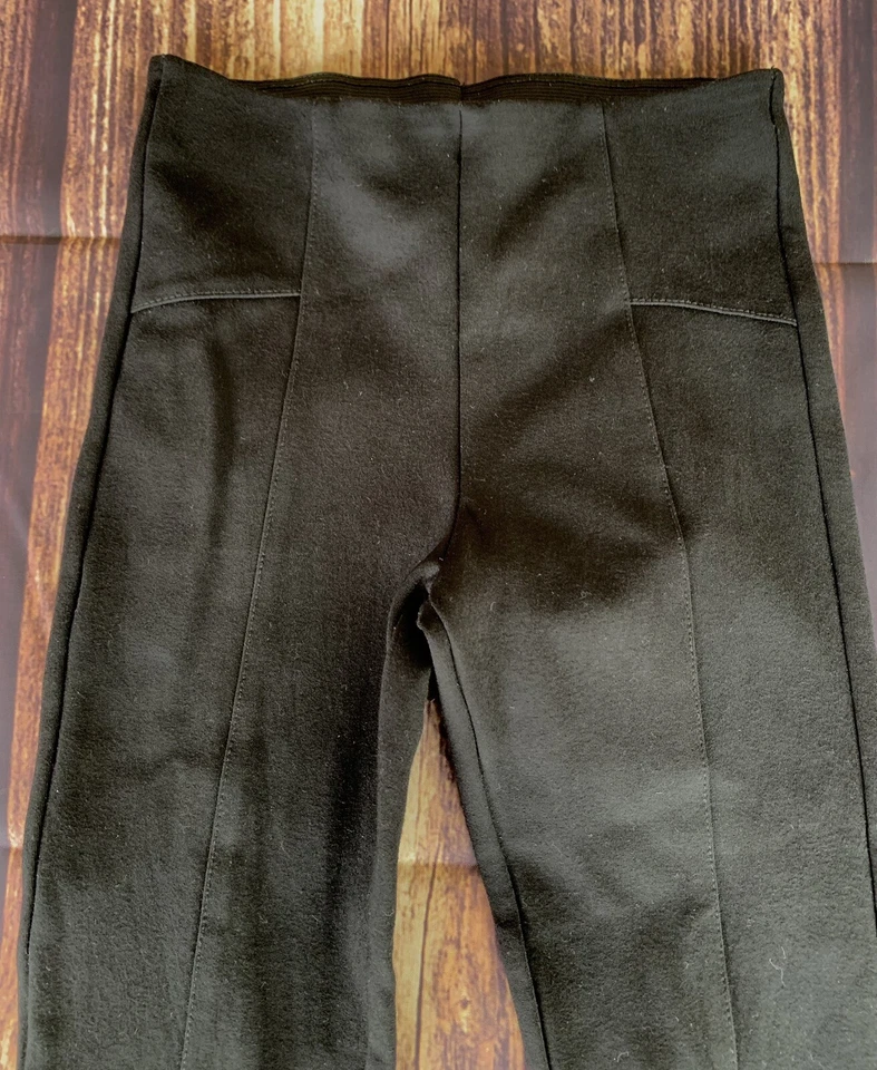 Pantalones Leggings Zara Niños Niñas Cintura Elástica Negros Tirar Ajustados Talla: 8 Foto 2 de 4