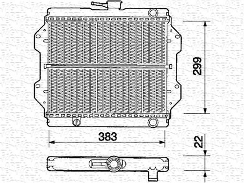 RADIADOR SUZUKI SAMURAI SJ 410 1.0 - OE: 1770080000 / 1770080001 - NUEVO!!! - Imagen 3 de 3