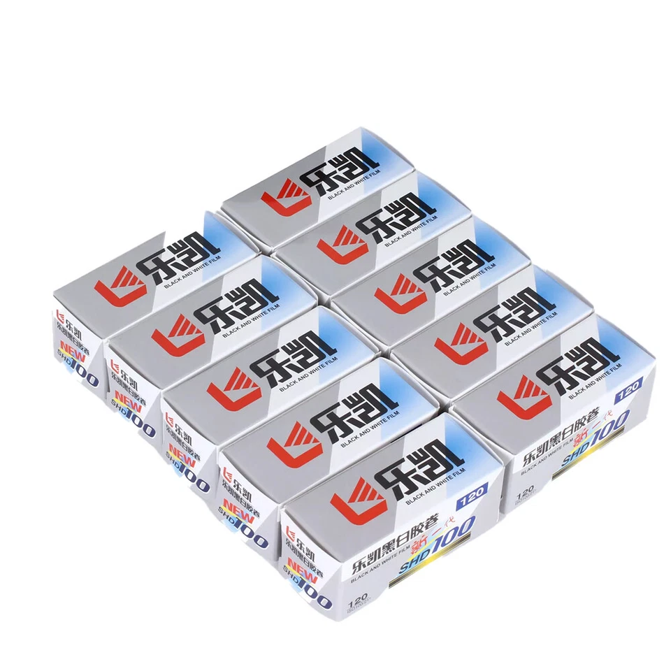 Película negativa LUCKY SHD 100 blanco y negro 120 rollos ISO100/21° fecha 05-2026 Foto 4 de 4