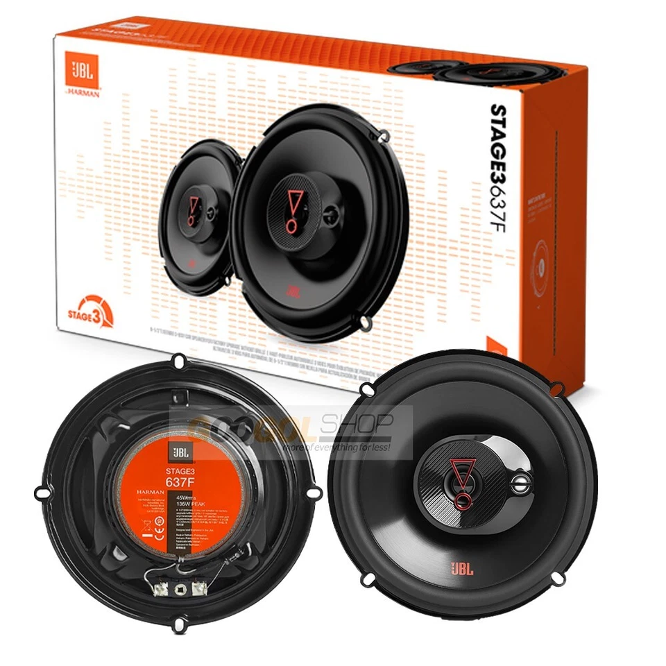 JBL Stage3 6.5" Component/Coaxial Speakers Package for 2007-2017 Chevy Equinox - Image 2 of 4