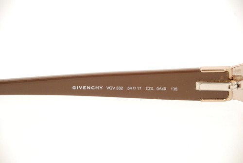 New Authentic Givenchy VGV 332 0A40 Beige Violet 54mm Frames Eyeglasses Italy RX - Picture 3 of 7