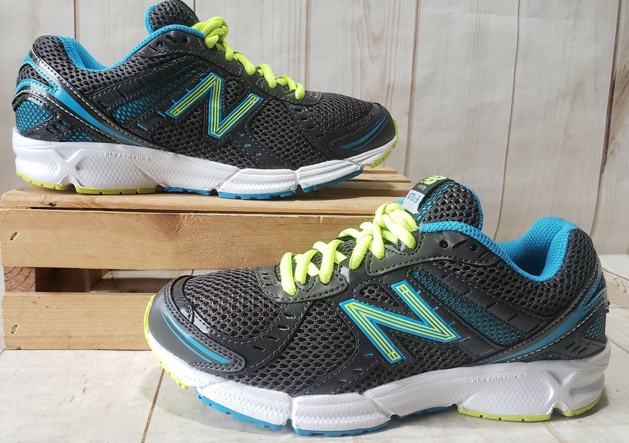 New Balance 470v3 W470LC3 Running Shoes Gray/Blue/White/Neon Women Size ...
