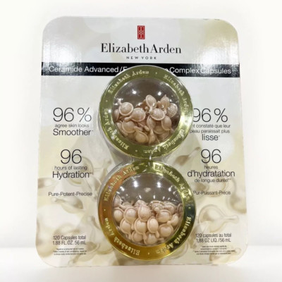 New Elizabeth Arden Ceramide Pink Serum Advanced Extreme Time 120 Capsule