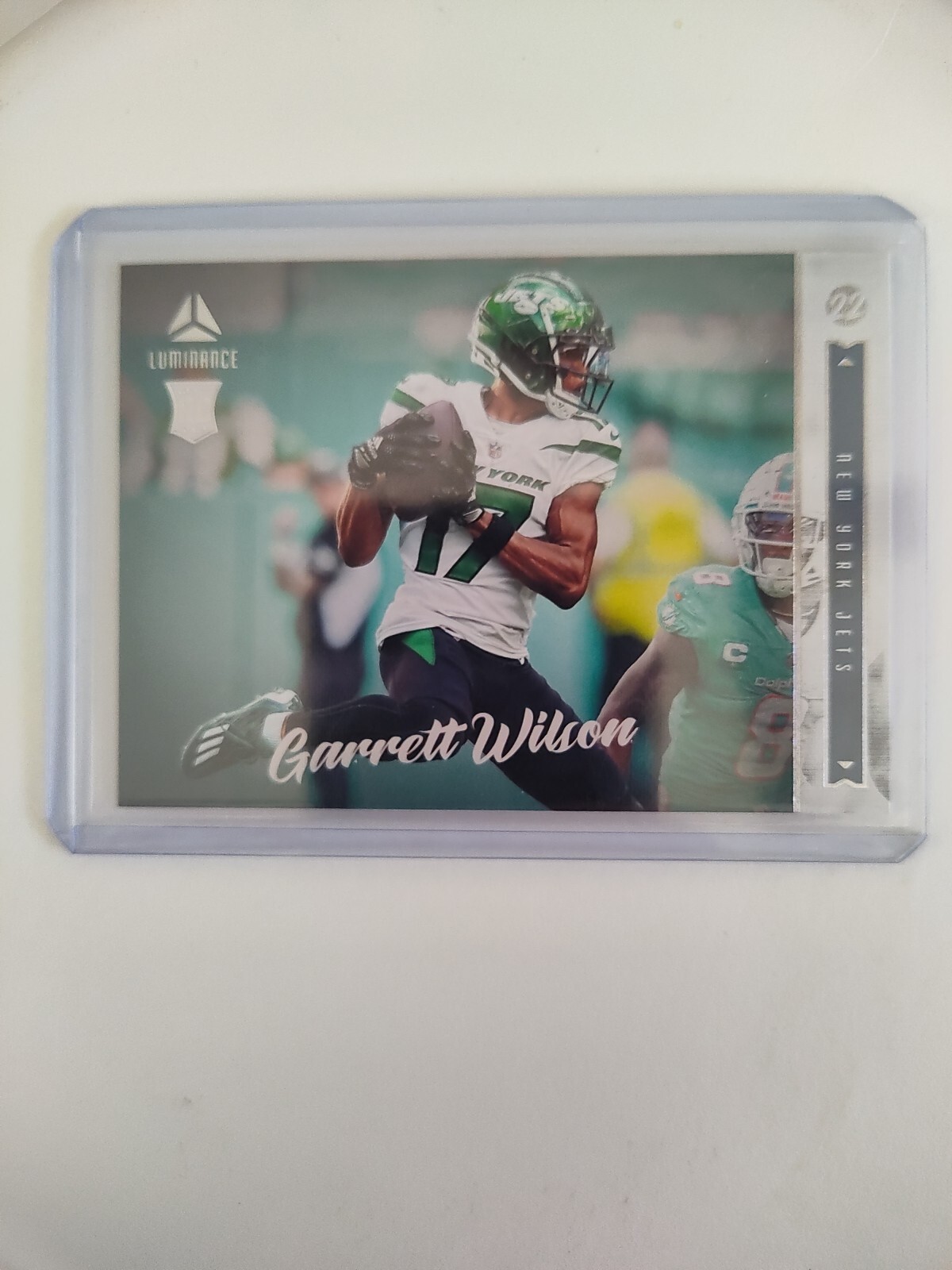 2022 Panini Chronicles Luminance Garrett Wilson RC #217 New York Jets