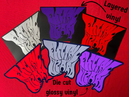 Electric Wizard Glossy Vinyl Sticker Layered Decal Doom Heavy Metal Die Cut