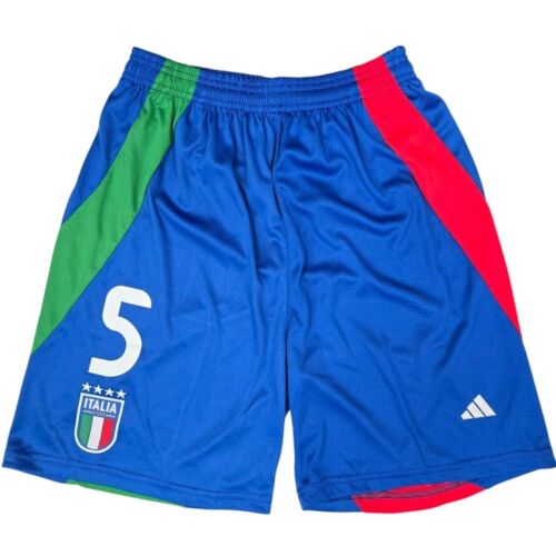 Adidas Mens Italy National Football Team Drawstring Waistline Shorts Large