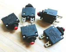 US Stock 5x 5A amplificatore RESET BUTTON FUSE fusibile sovraccarico termico HT-01-A WP-01 CE