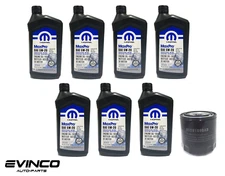 Mopar Maxpro 5W20 Motor Oil & Oil Filter For Dodge, Jeep & Chrysler With 5.7L