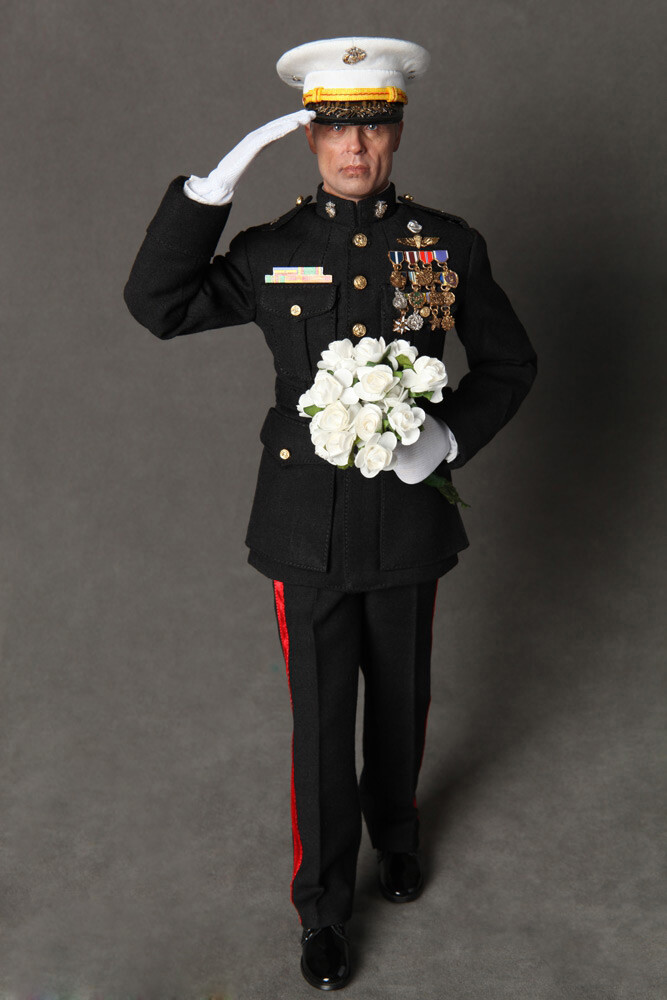 1/6 DID A80092 The Rock USMC Force Recon Brigadier General Frank