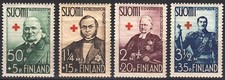 Speakers Of The Parliament 1863 Finland Red Cross Mint MNH Stamp Set 1938