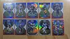2021 Panini Prizm Football RWB/Silver/red Cracked Ice Set - Complete your set