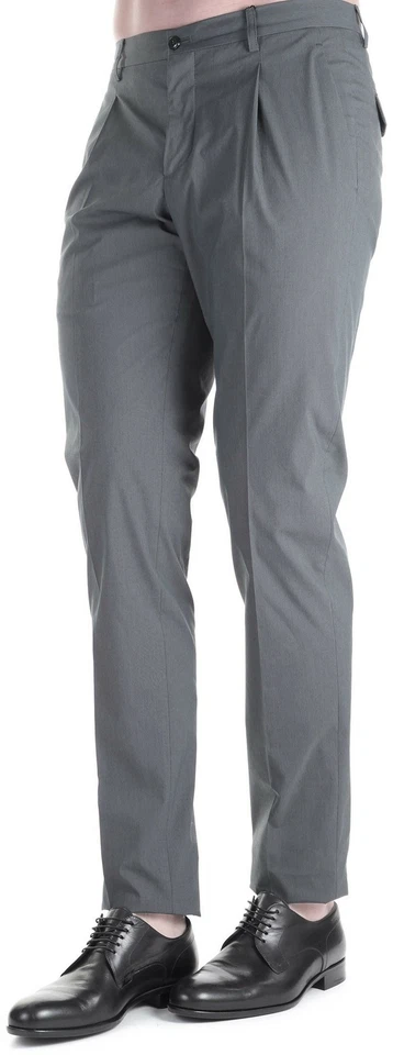 Pantalones de vestir gris caqui Giorgio Armani talla IT 50 Foto 2 de 4