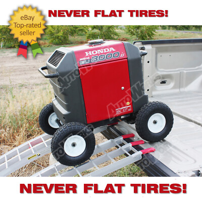 #ad Wheel Kit for Honda Generator EU3000is SOLID NEVER FLAT TIRES All Terrain $129.99