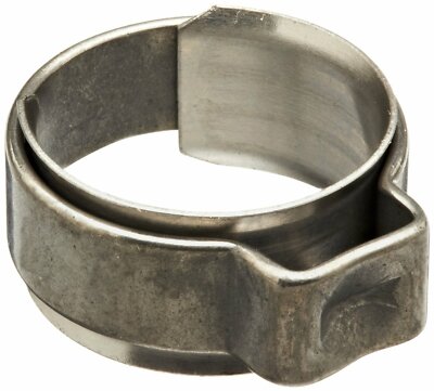 Oetiker 15400022 S.S Hose Clamp with Insert,One Ear,7.5mm Closed-9mm Open 150 pk