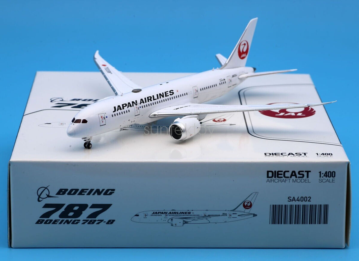 JC Wings 1:400 Japan Airlines JAL Boeing B787-8 Diecast JC Wings 1:400 Japan Airlines JAL Boeing B787-8 Diecast